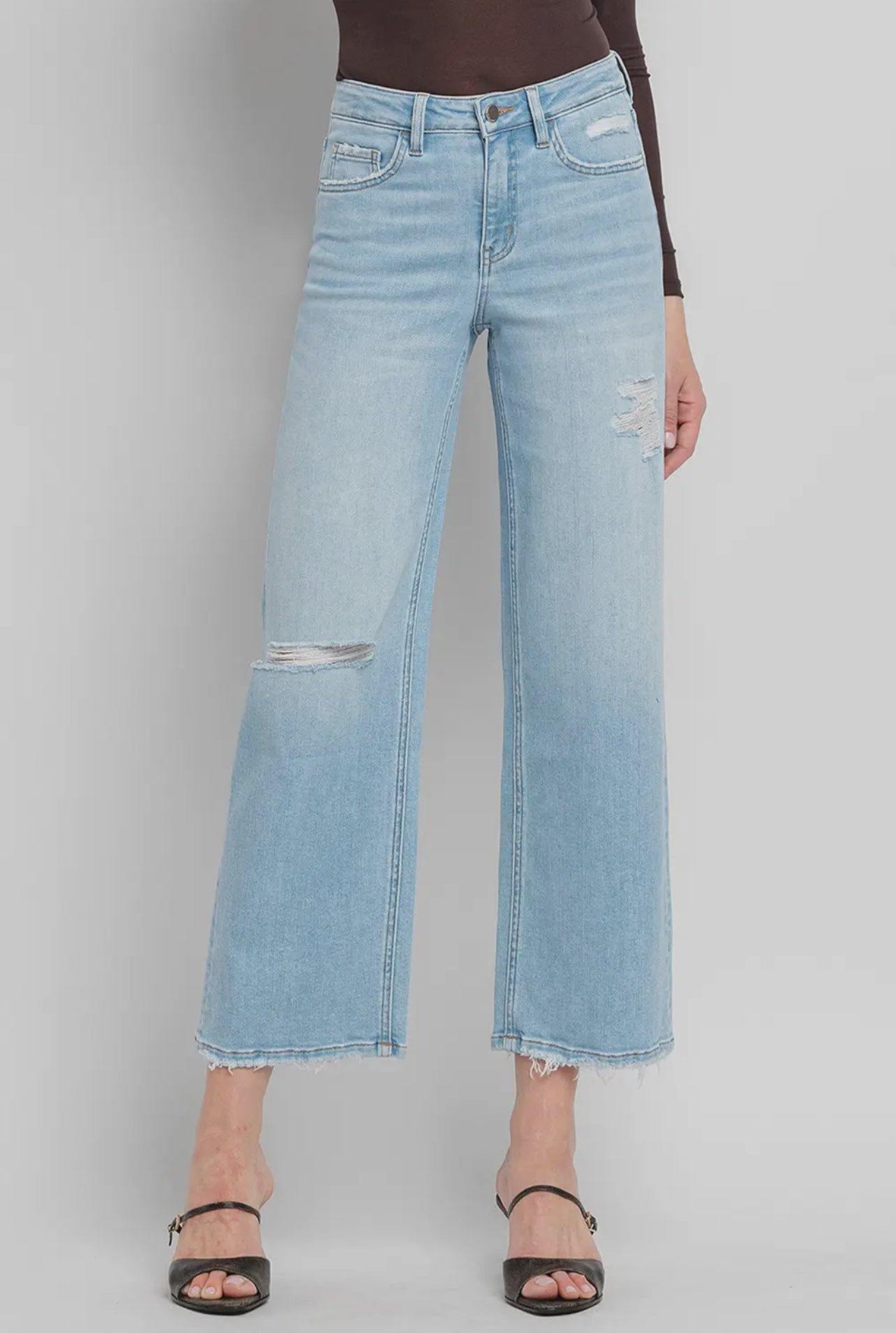 The Olivia High Rise Wide Leg Jeans