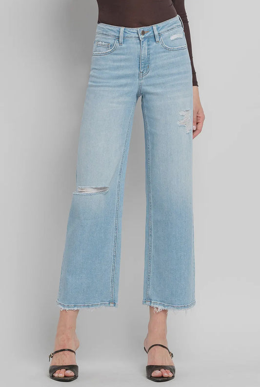 The Olivia High Rise Wide Leg Jeans