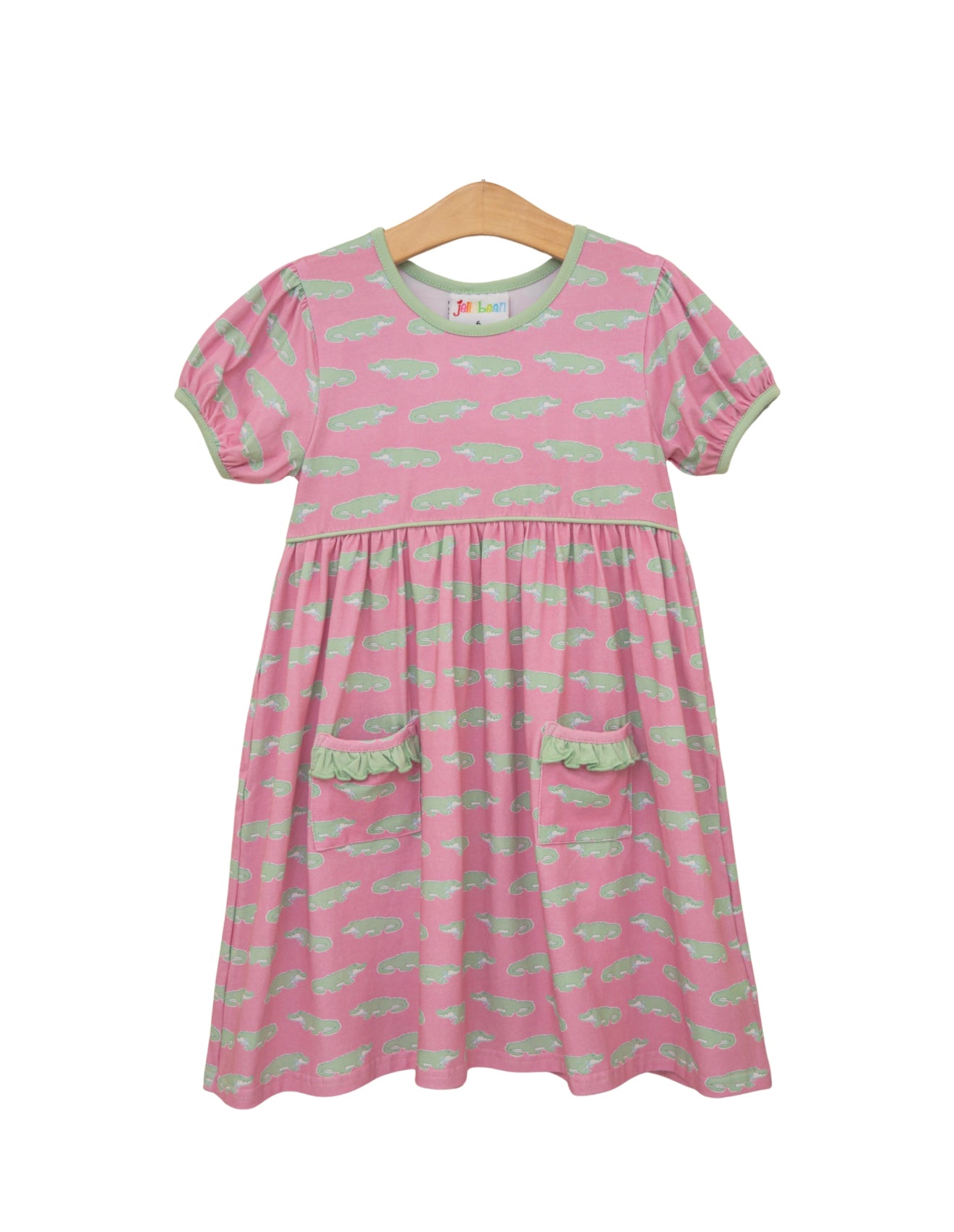 Later Gator Ruffle Pocket Dress