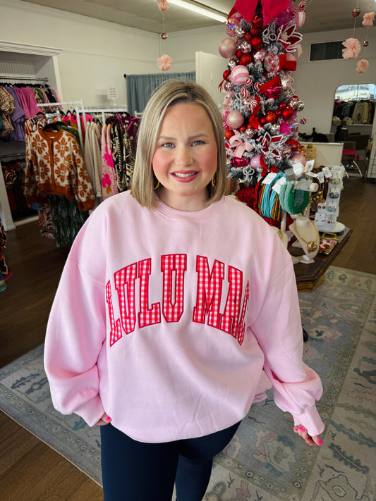 LULU MAC Pink Sweatshirt