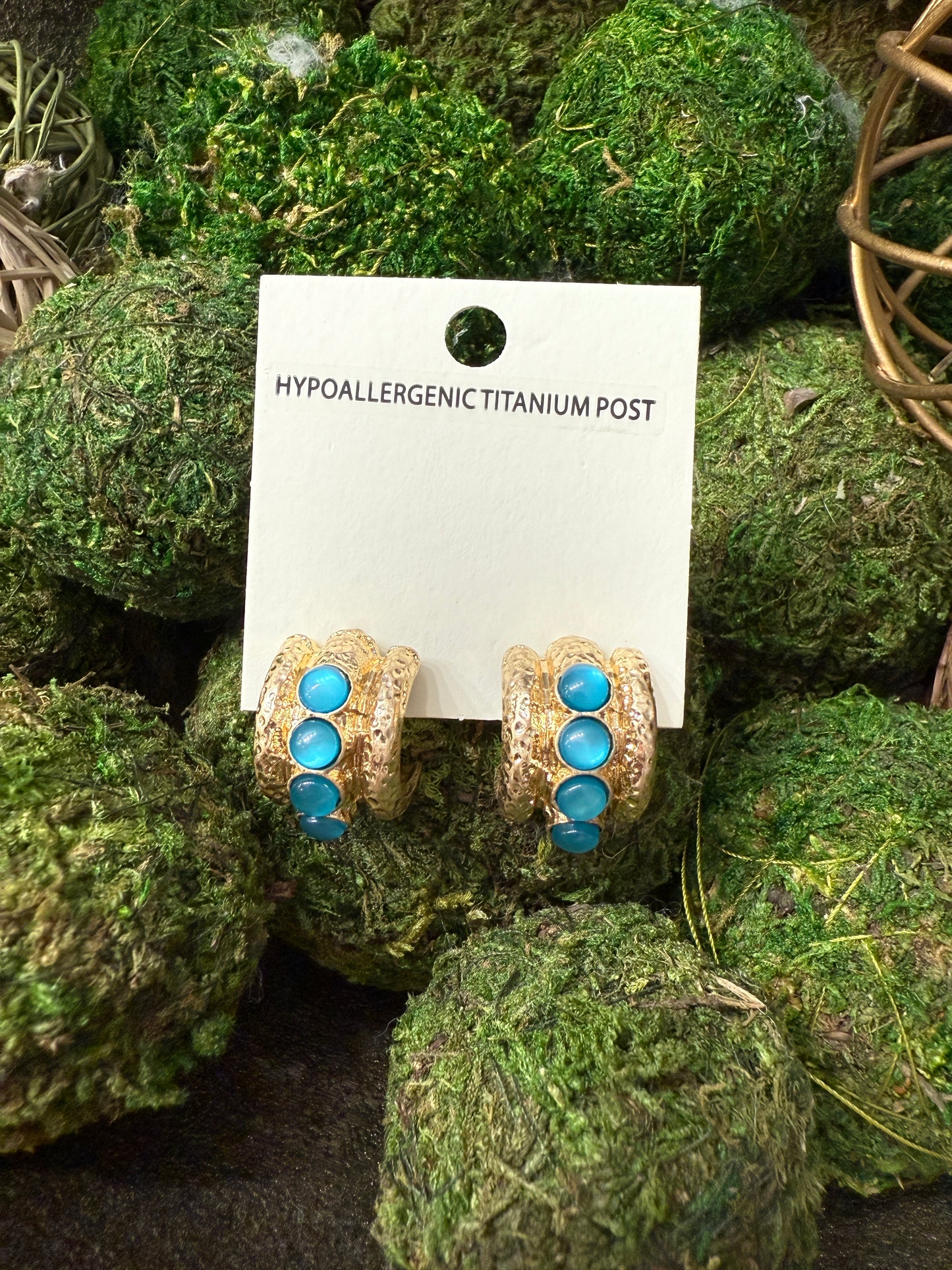 The Blair Earrings-Teal