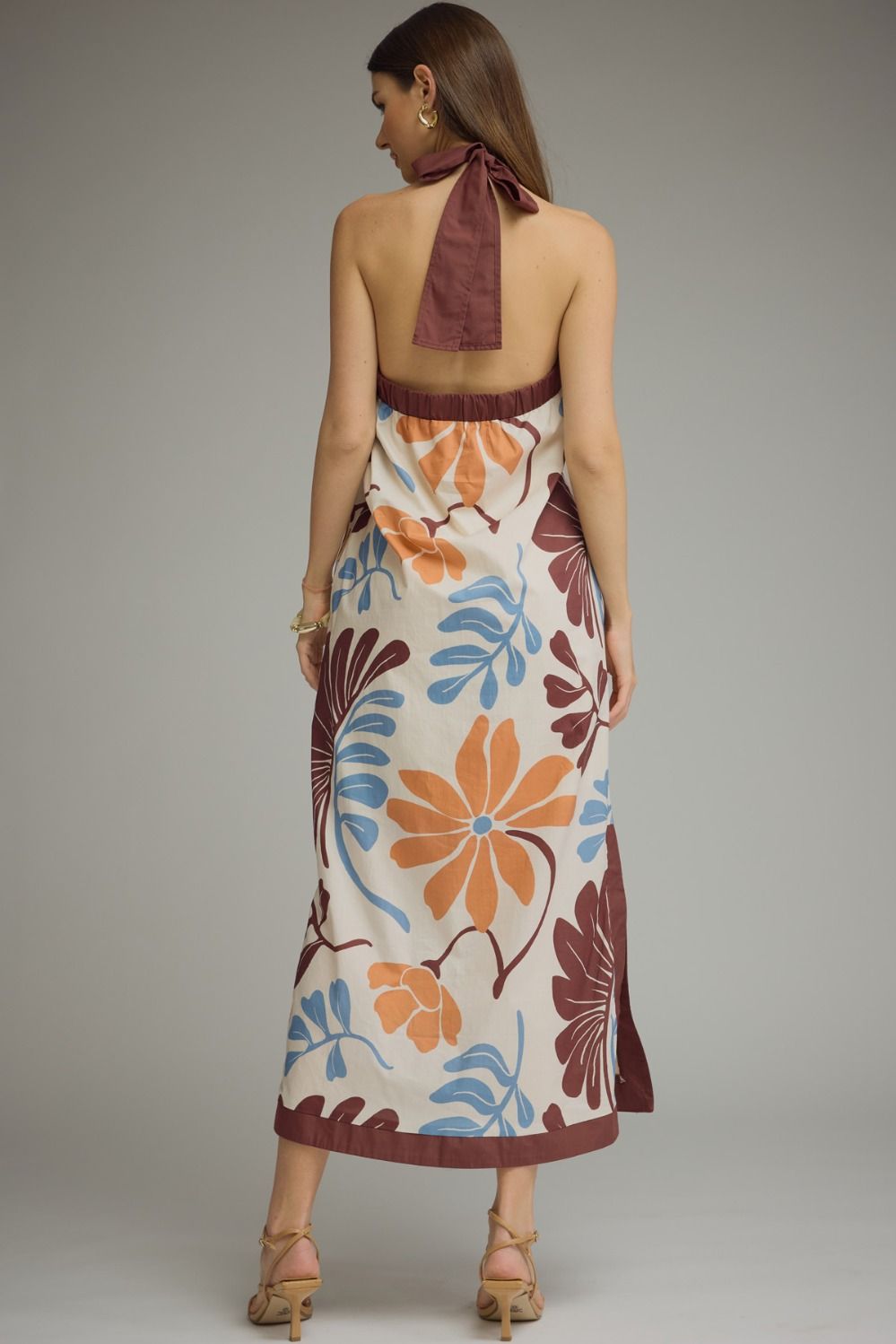 Falling For Change Halter Top Dress