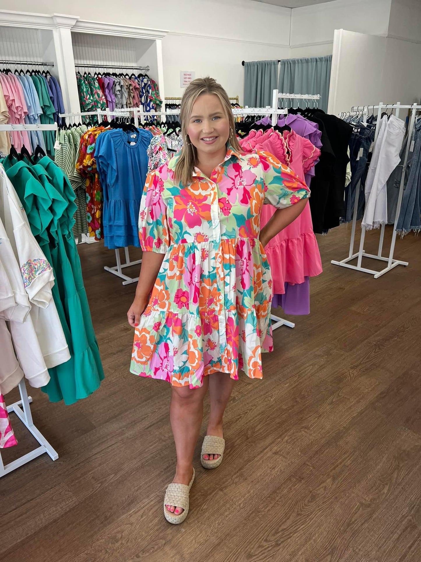 Bright Flowers Dress