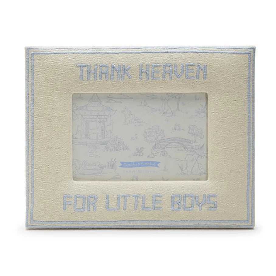 Thank Heaven For Little Boys Picture Frame