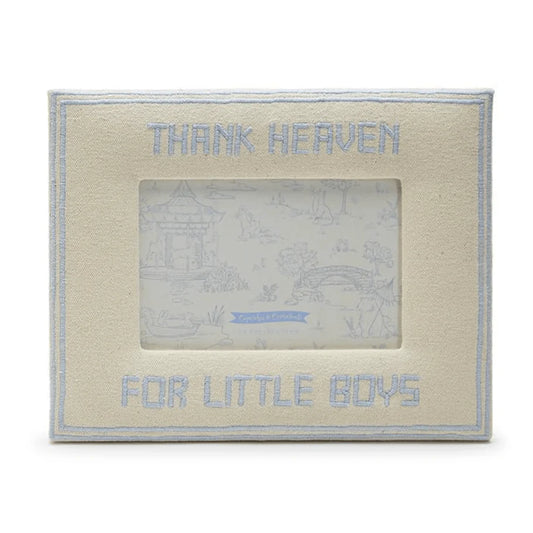 Thank Heaven For Little Boys Picture Frame