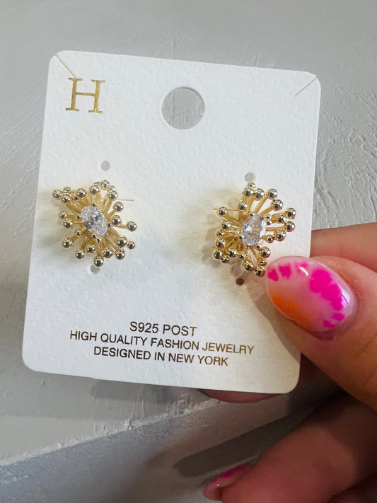 Dazzling Crystal Stud