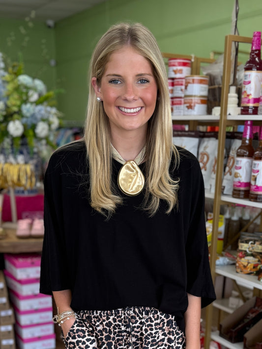 The Maura Top in Black