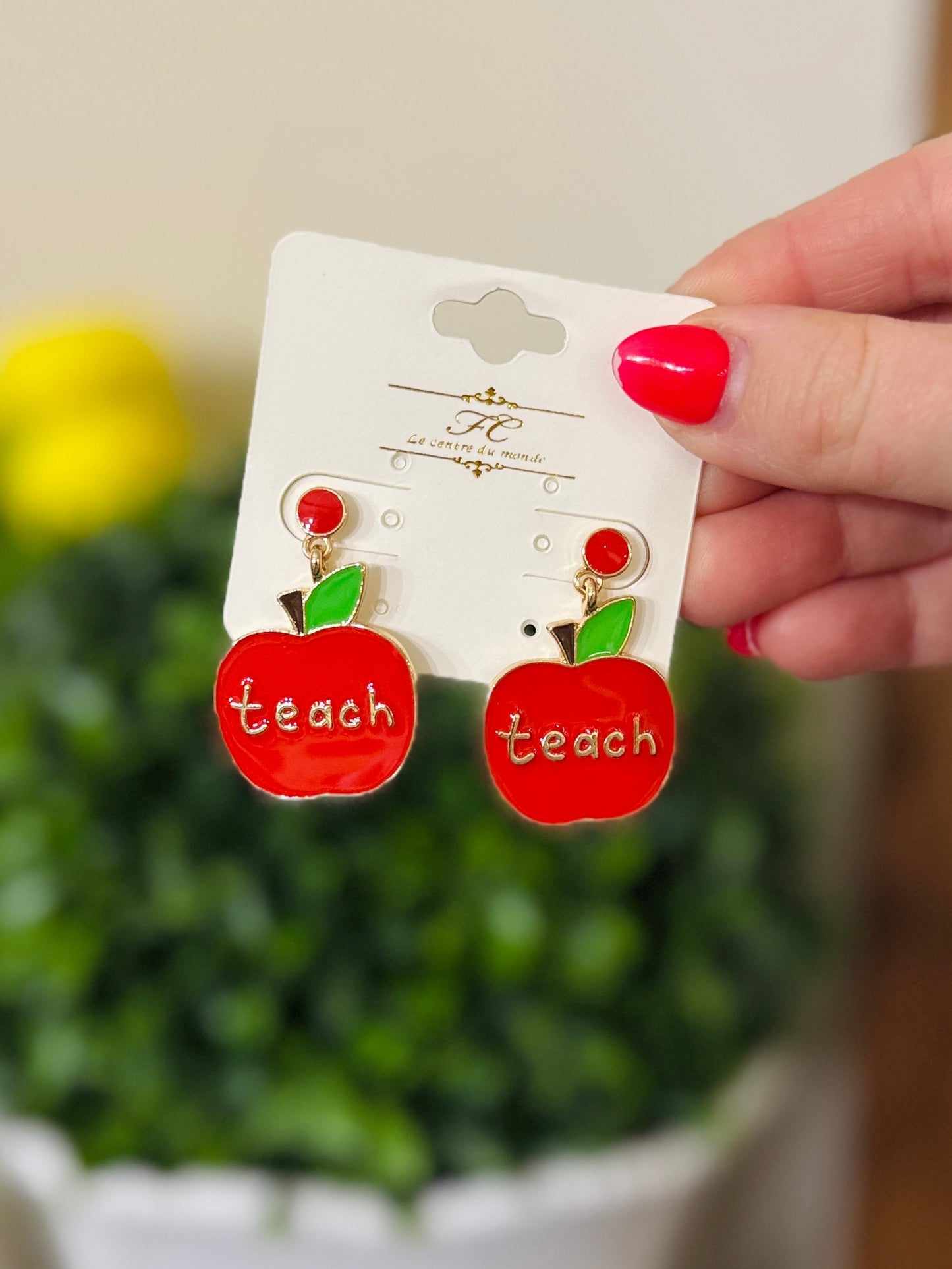 Teach Earrings