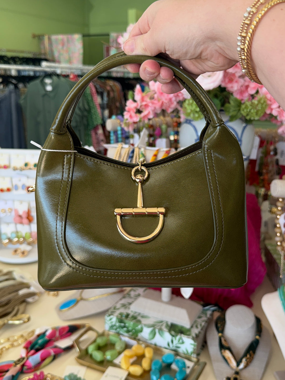The Lyla Purse-Olive