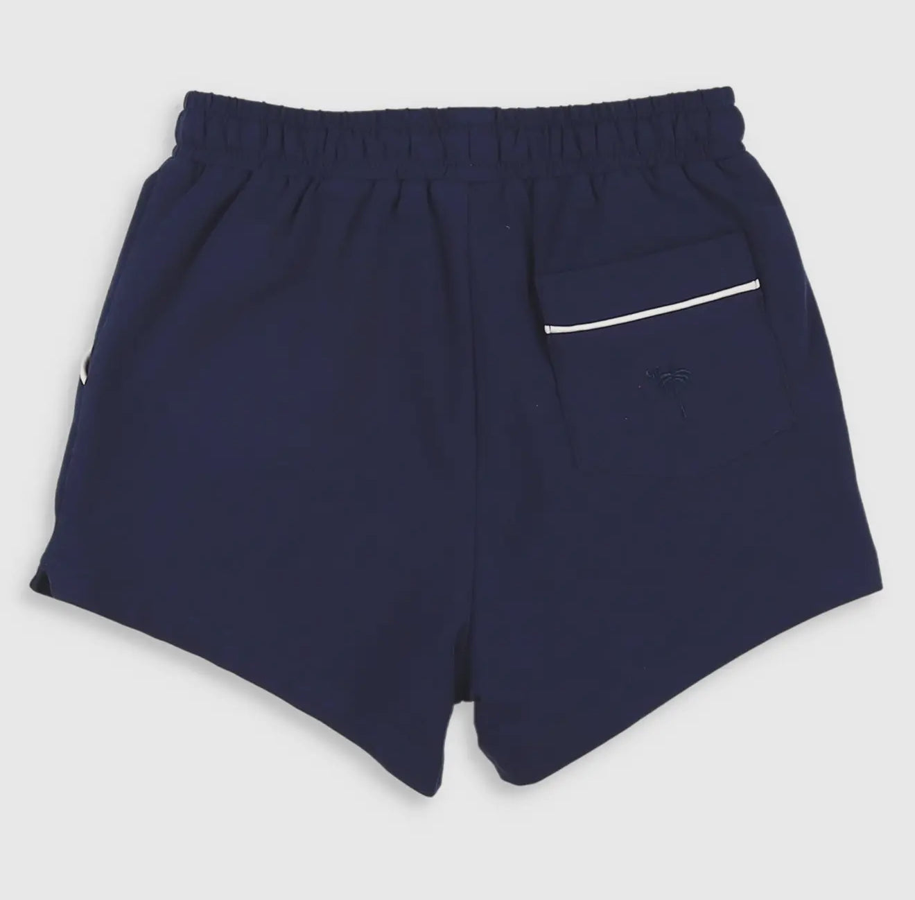 Navy Knit Shrimp Shorts