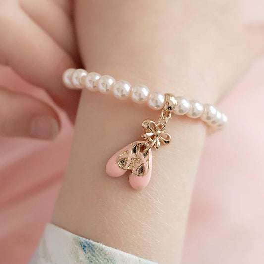Ballet Slippers Pearl Bracelet