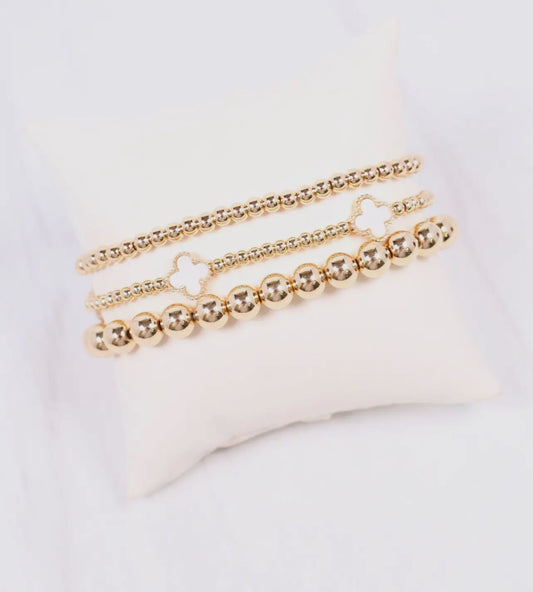 Hailey Bracelet Set- Gold