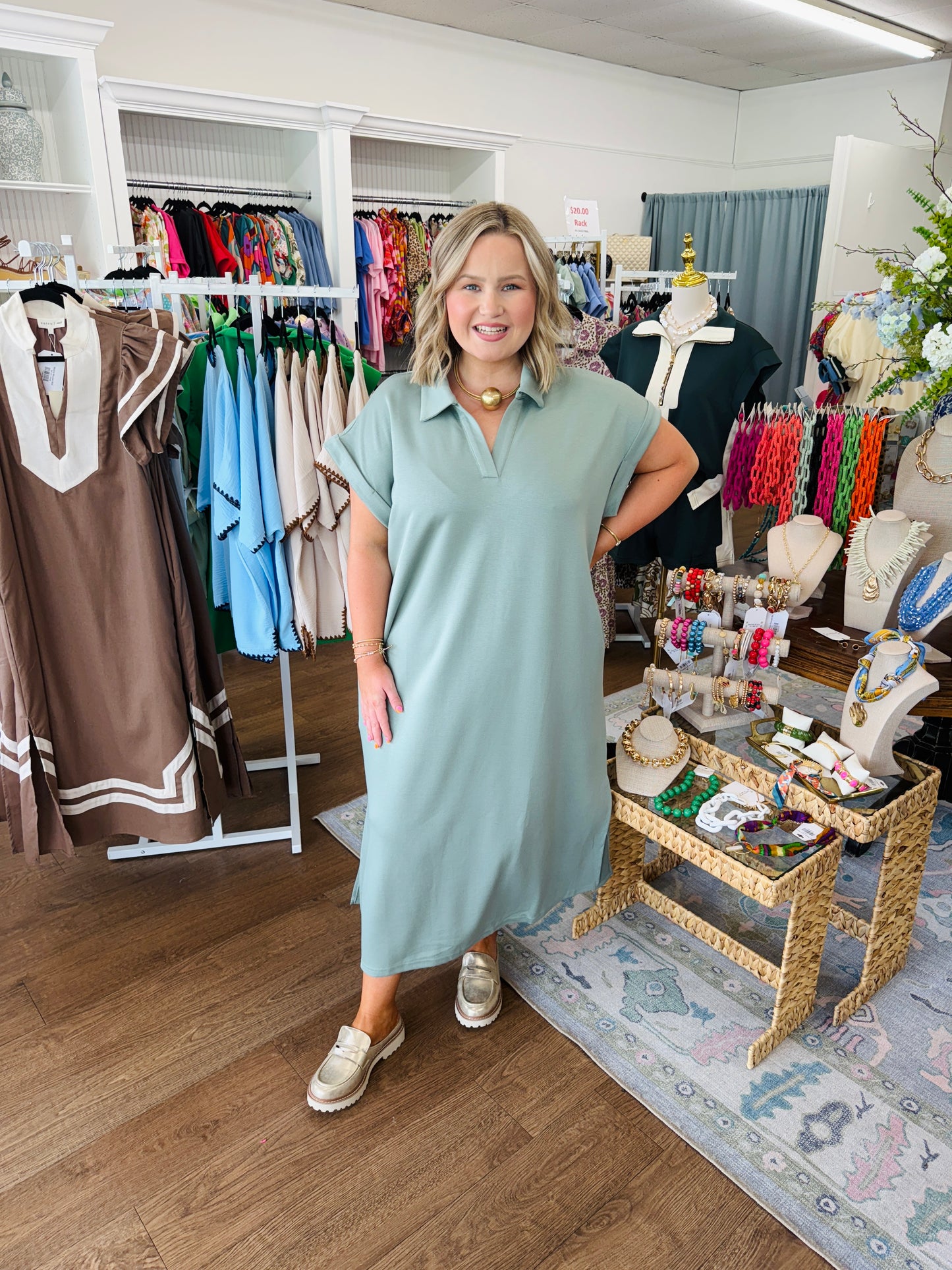 On The Go Dress-Curvy