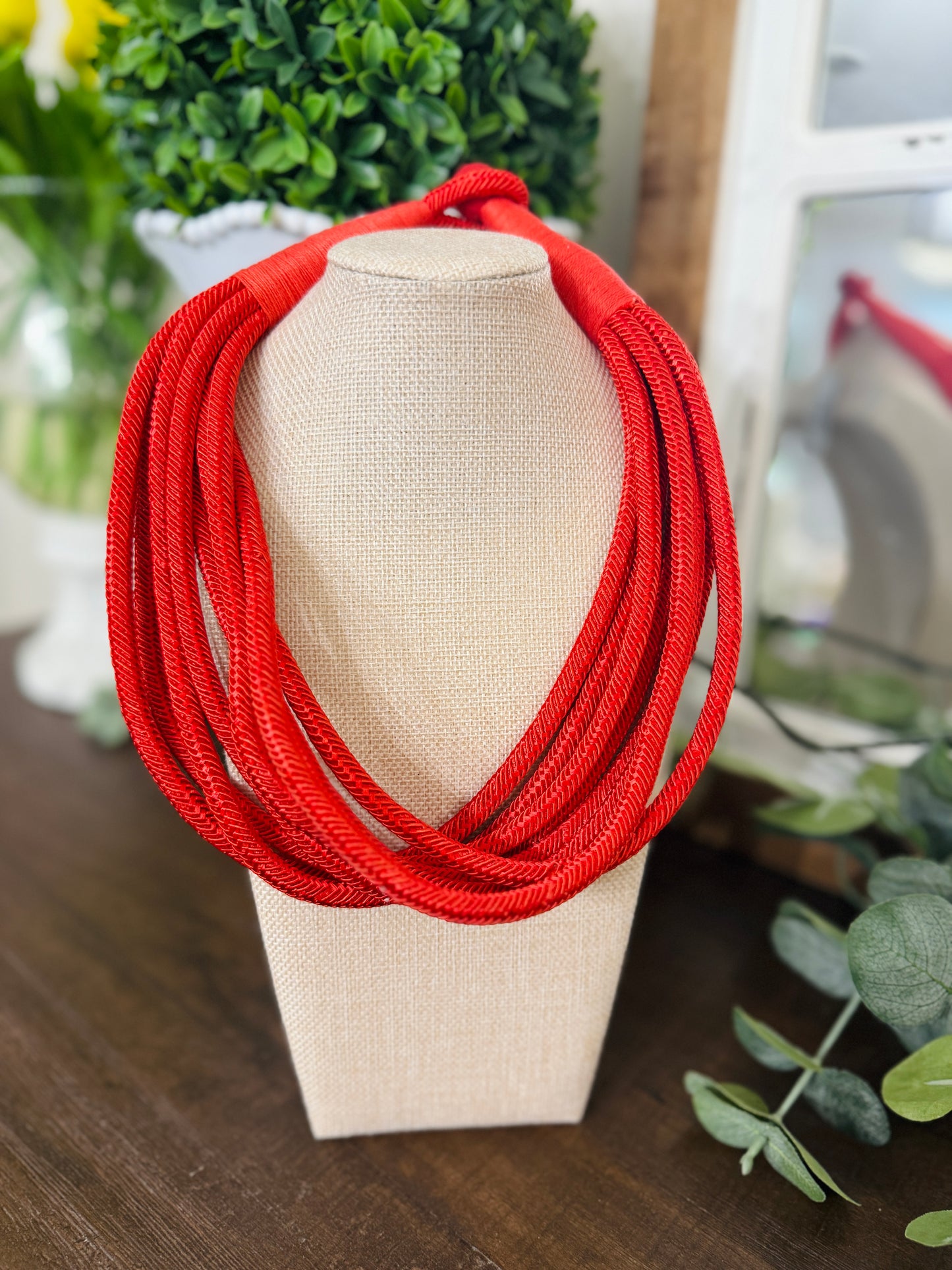 Red Rope Necklace