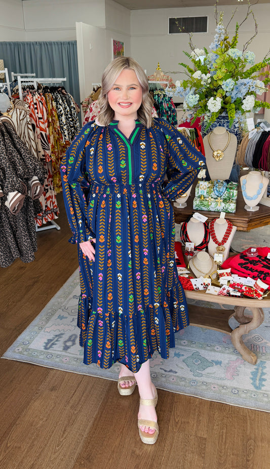 The Twilight Garden Midi Dress