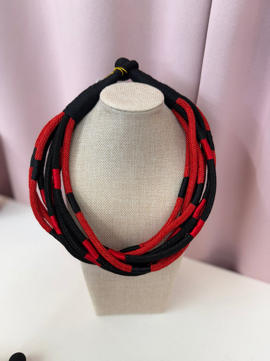 GA Bulldog Multi Rope Necklace