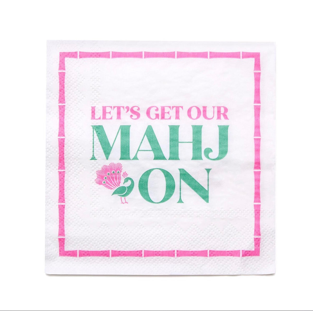 Let’s Mahj On Paper Cocktail Napkins