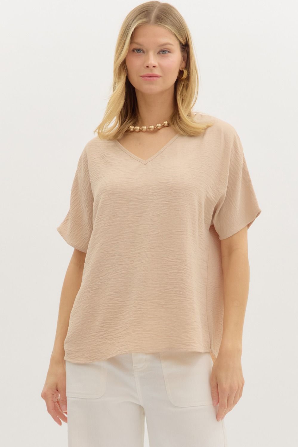 The V-neck Top-Toast