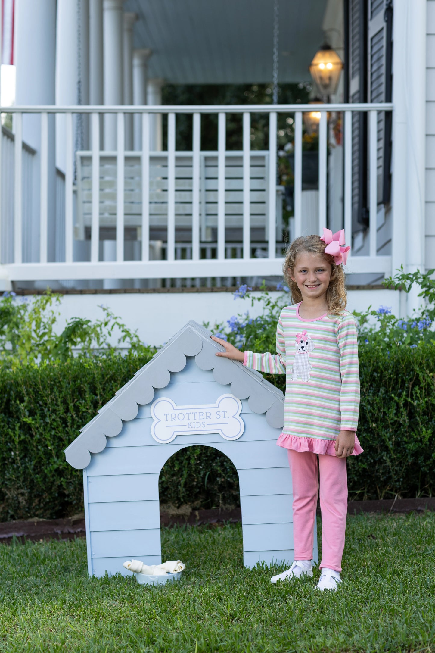TSK Puppy Ruffle Pant Set