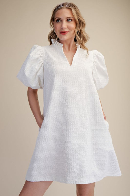 The Piper Dress-White