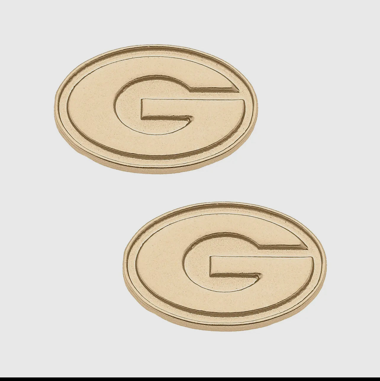Georgia Bulldog 24K Gold Plated Studs