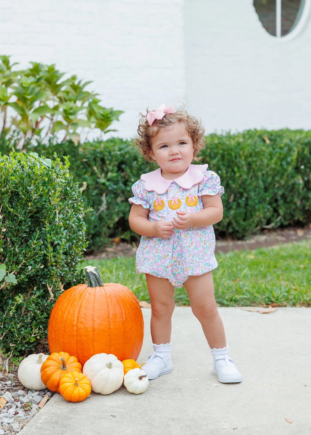 TSK Pumpkin Floral Bubble