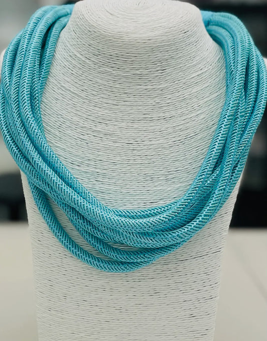 Turquoise Rope Necklace