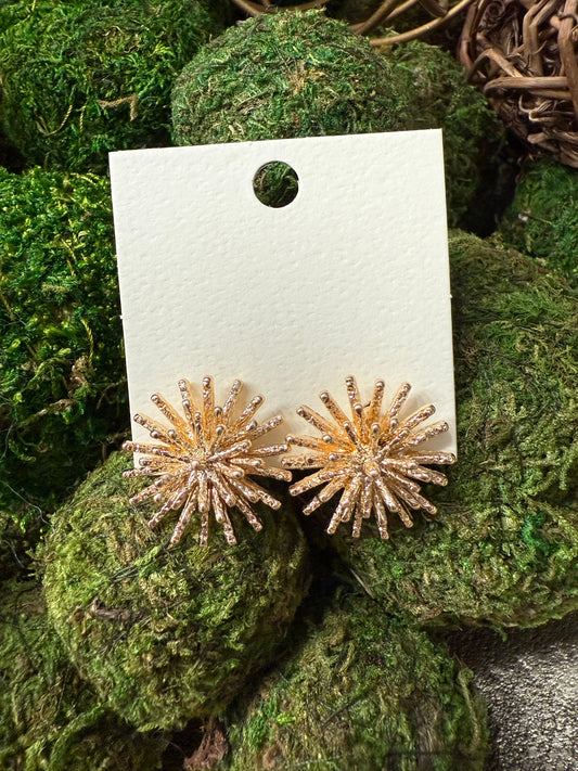 Gold Spike Studs