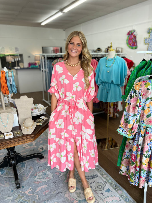 The Peach Blossom Midi