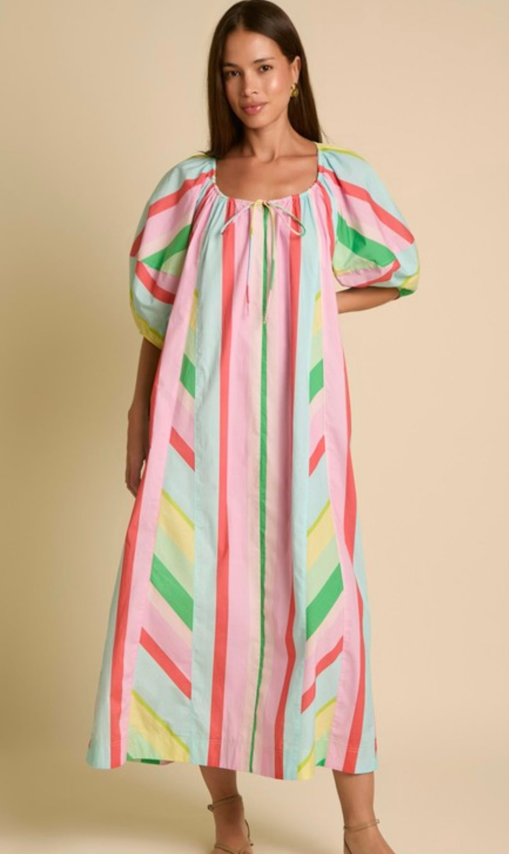 Fantastic Fawn Spring Sensation Midi Dress