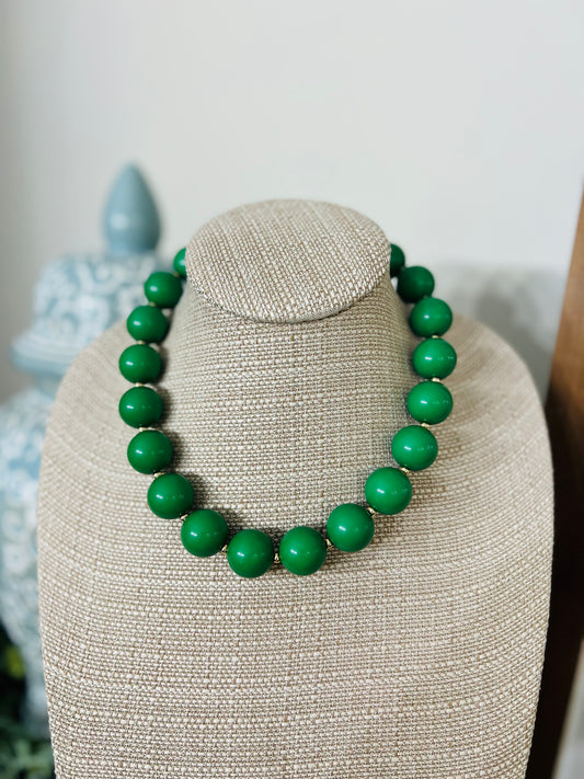 Well Rounded Necklace-Green