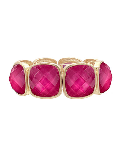 Be Jeweled Bracelet-Pink