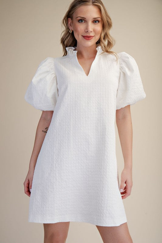 The Piper Dress-White