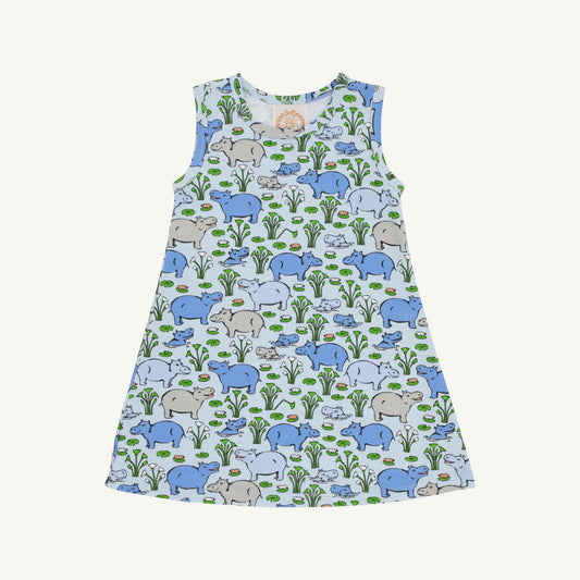 Sleeveless Polly Play Dress in Bal Harbour Hippo