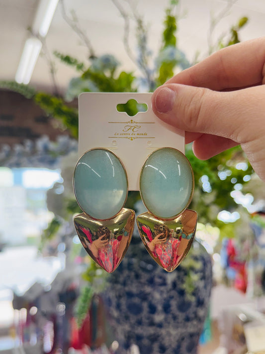 The Drama Earring-Blue