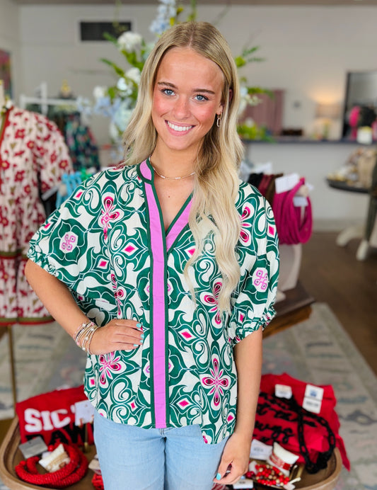 Ivy Of Fall Top In Pine