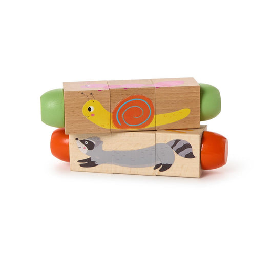 Wooden Twist Block Puzzle