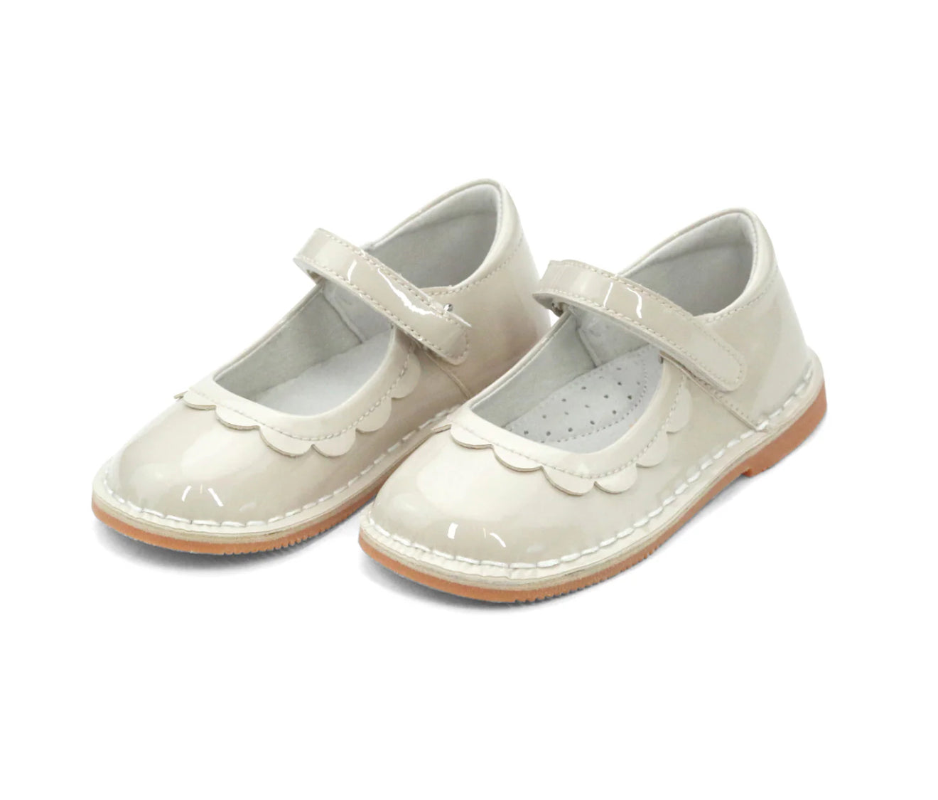 L’AMOUR Juliette Petal Mary Jane-Patent Cream