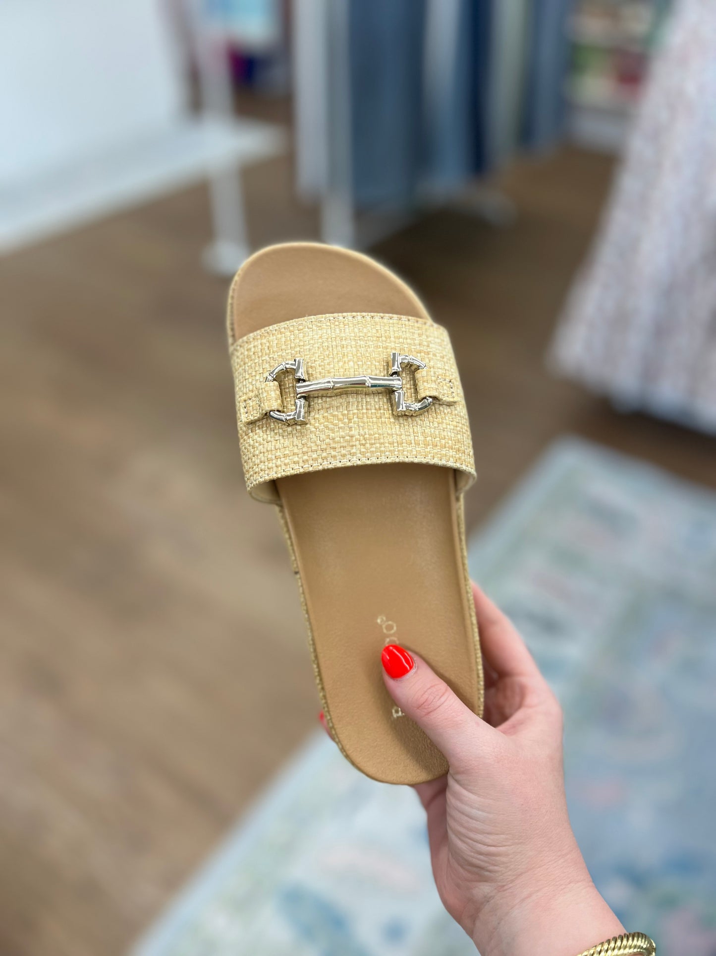 Bamboo Platform Sandals