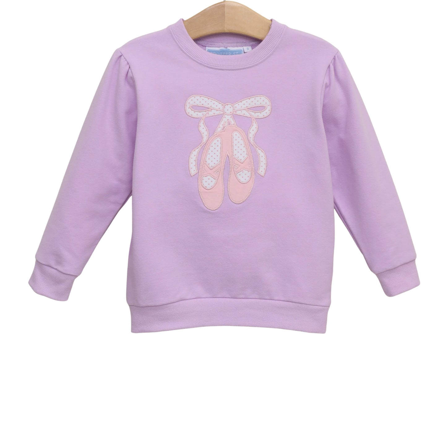 TSK French Terry Pullover-Ballet Shoes