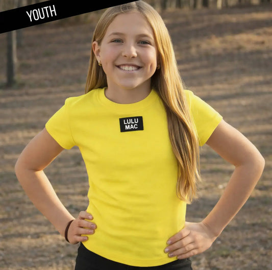 Youth Lulu Mac Baby Doll Top in Neon Yellow