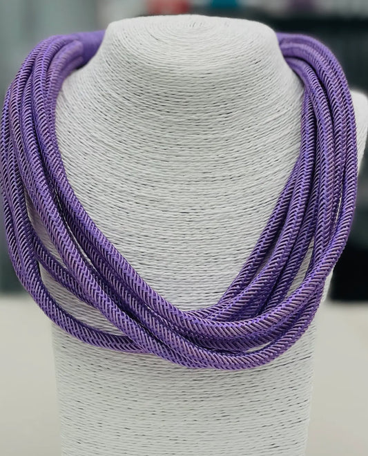 Lilac Rope Necklace