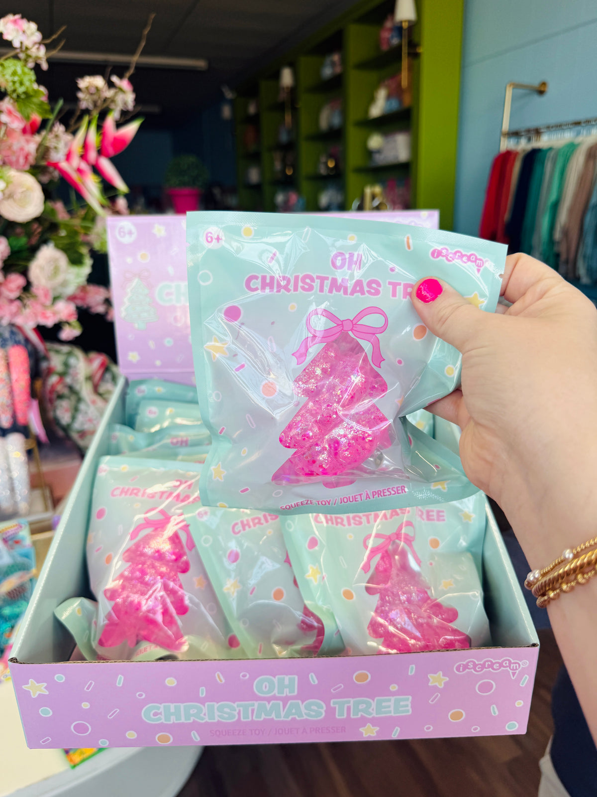 Glitter Tree Squeeze Toy