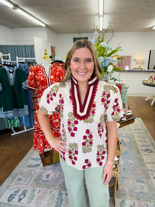 Harvest Blooms Top