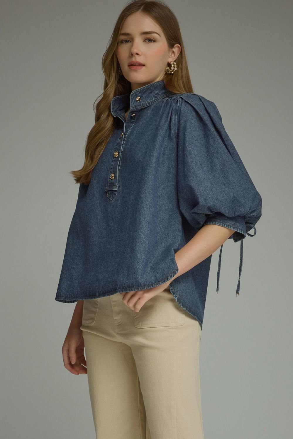 The Bailey Denim Top