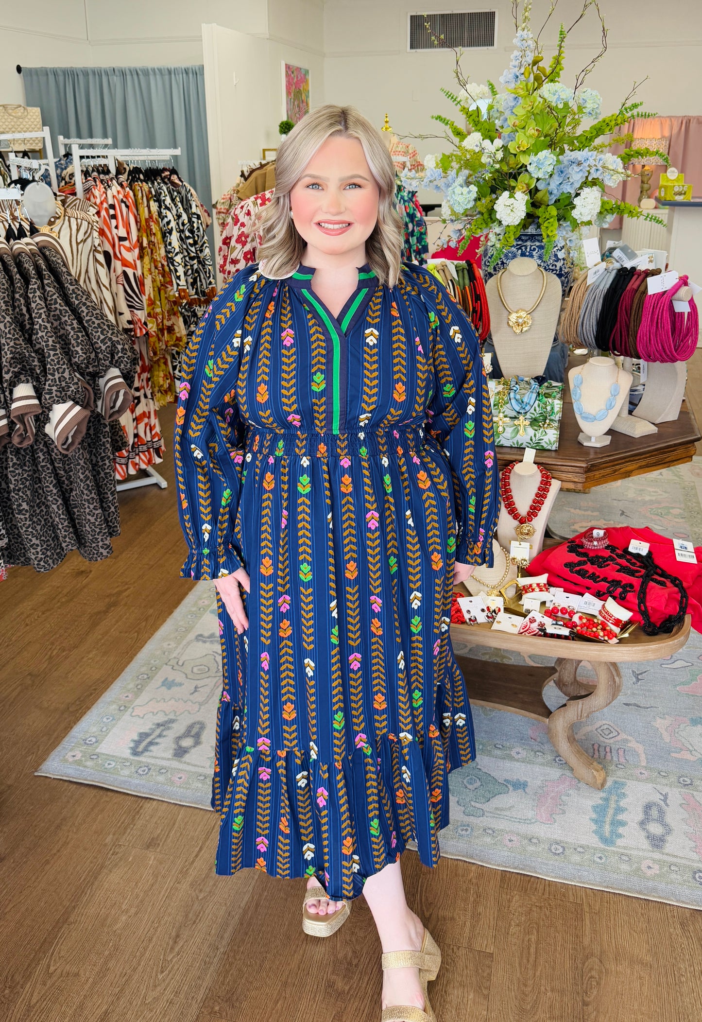 The Twilight Garden Midi Dress