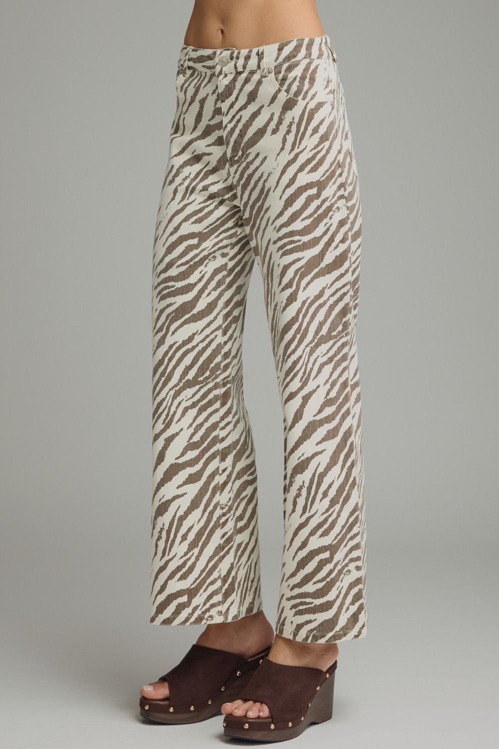 Zebra Wide Leg Pants