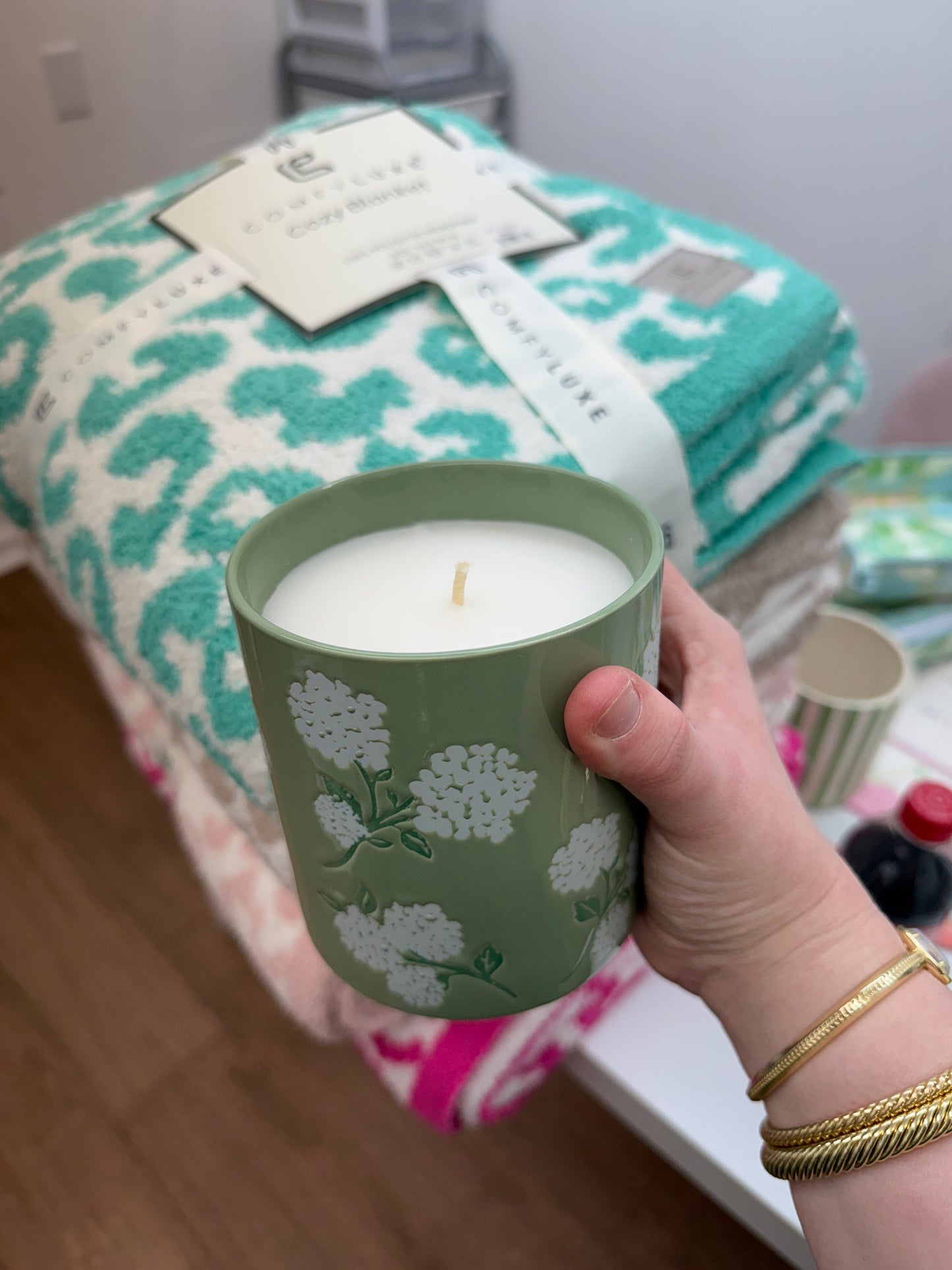 Hydrangea Candle