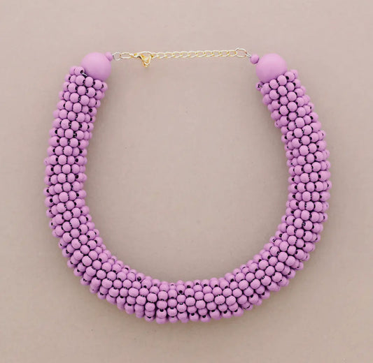 The Karley Necklace-Purple