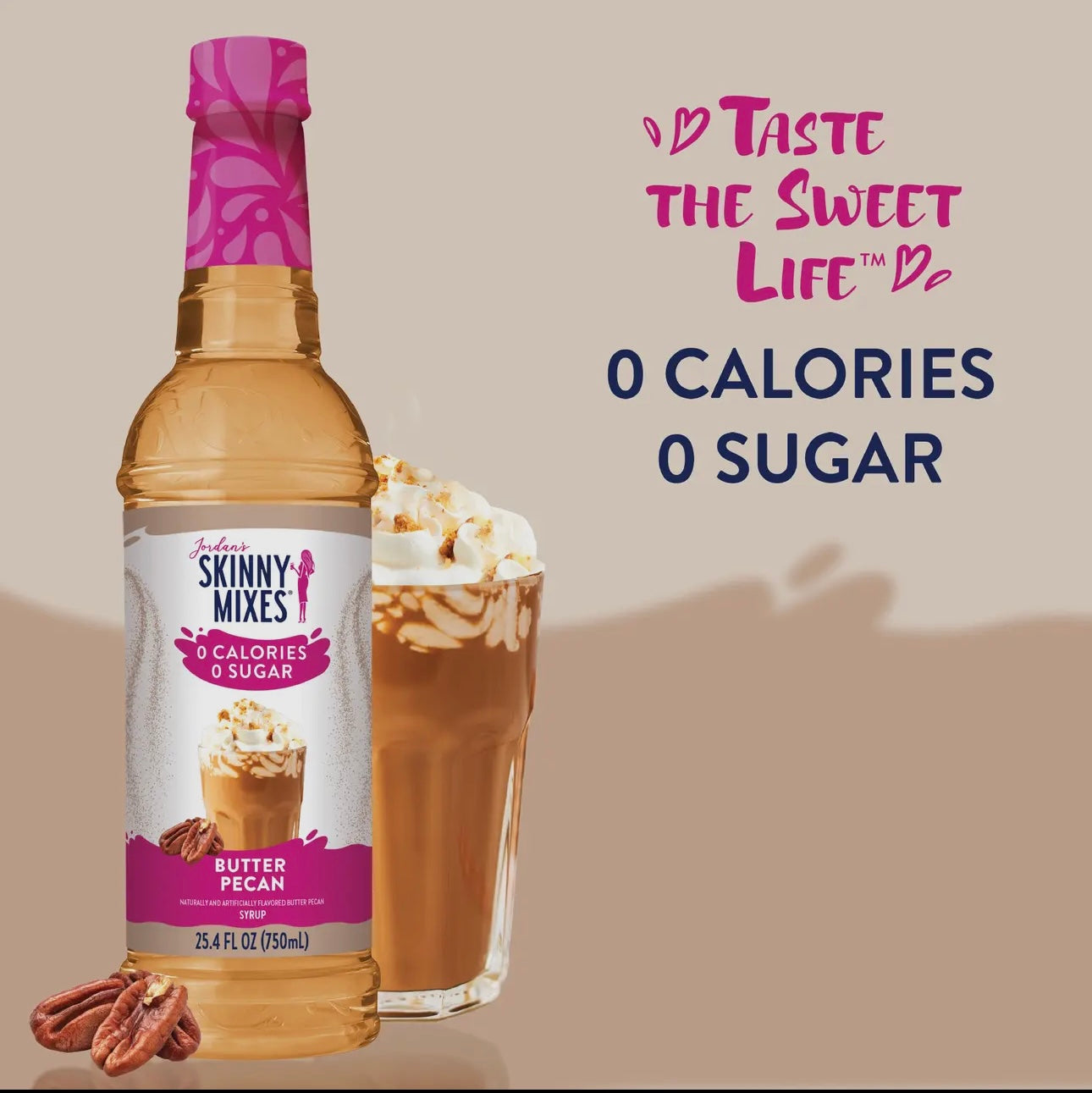 Butter Pecan Skinny Mixes Syrup